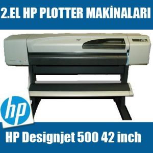 HP 500 42 inch 2. el Plotter Makinası