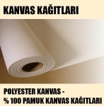 Kanvas Kağıtları, Polyester Kanvas, Mat Kanvas, koton kanvas kağıdı