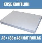 Kuşe Kağıt A3+ 33 x 48 200 gr Mat Parlak Kuşe Kağıt