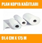Plan Kopya Kağıtları 91.4 cm x 175 mt 80 gr plan kopya kağıdı satışı
