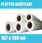 Plotter Kağıtları (107 cm x 100 mt) 80 gr