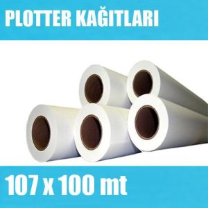 Plotter Kağıtları (107 cm x 100 mt) 80 gr