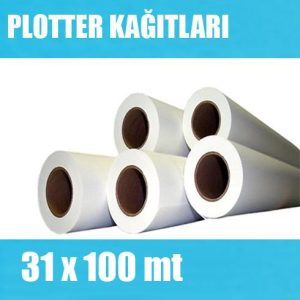 Plotter Kağıtları (31 cm x 100 mt) 80 gr