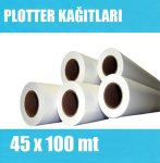 Plotter Kağıtları (45 cm x 100 mt) 80 gr