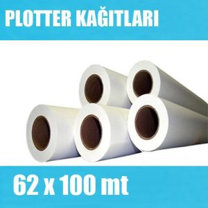 Plotter Kağıtları (62 cm x 100 mt) 80 gr