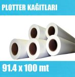Plotter Kağıtları (91.4 cm x 100 mt) 80 gr
