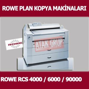 Rowe RCS 6000 Ozalit Plan Kopya Makinası I rowe rcs 4000