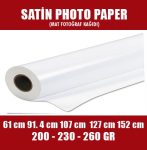 Satin Photo Paper - Mat Fotoğraf Kağıdı