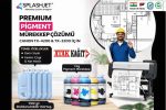 Splashjet Premium Pigment Mürekkep ve 700gr Kartuş Seti - Canon TX-4200 / TX-3200